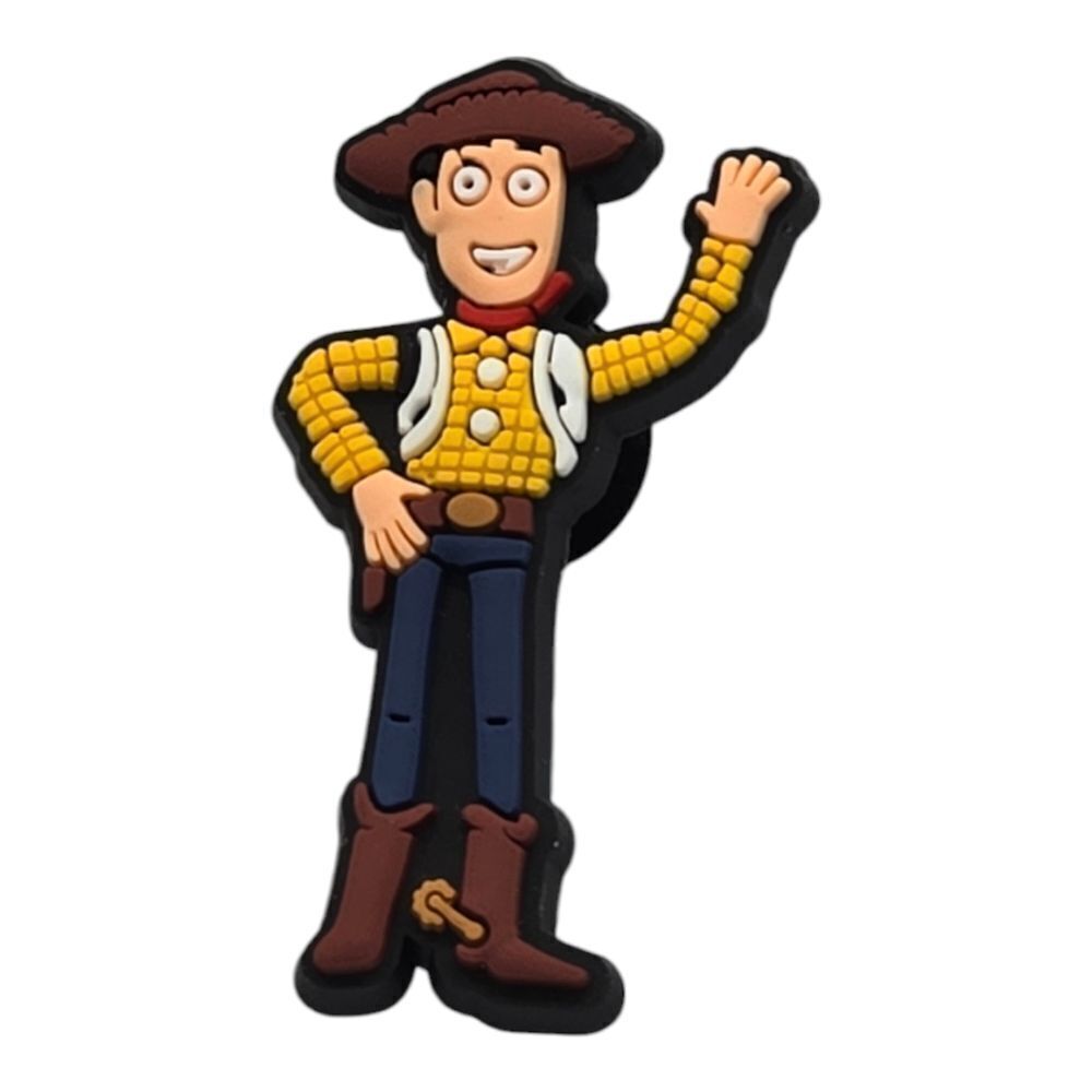 6/$20 Disney Sheriff Woody Shoe Charms Crocs Rubber Shoe Jewelry Toy Story New